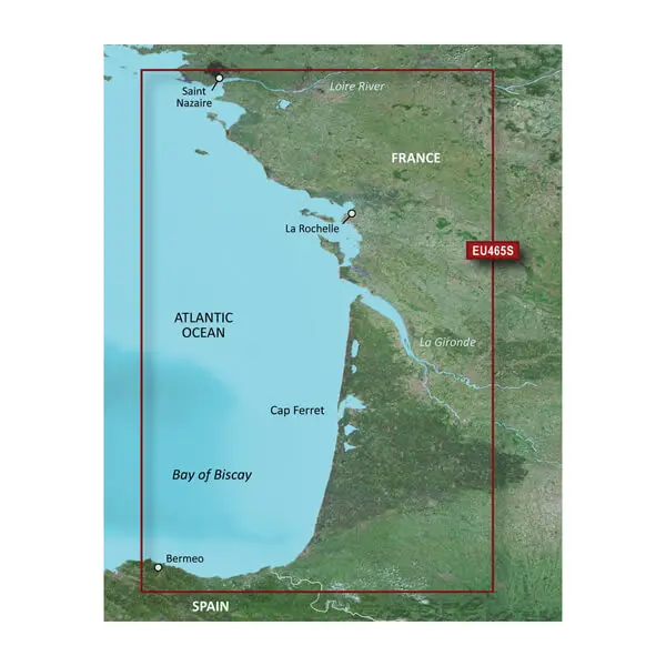 France, La Baule to San Sebastian Charts