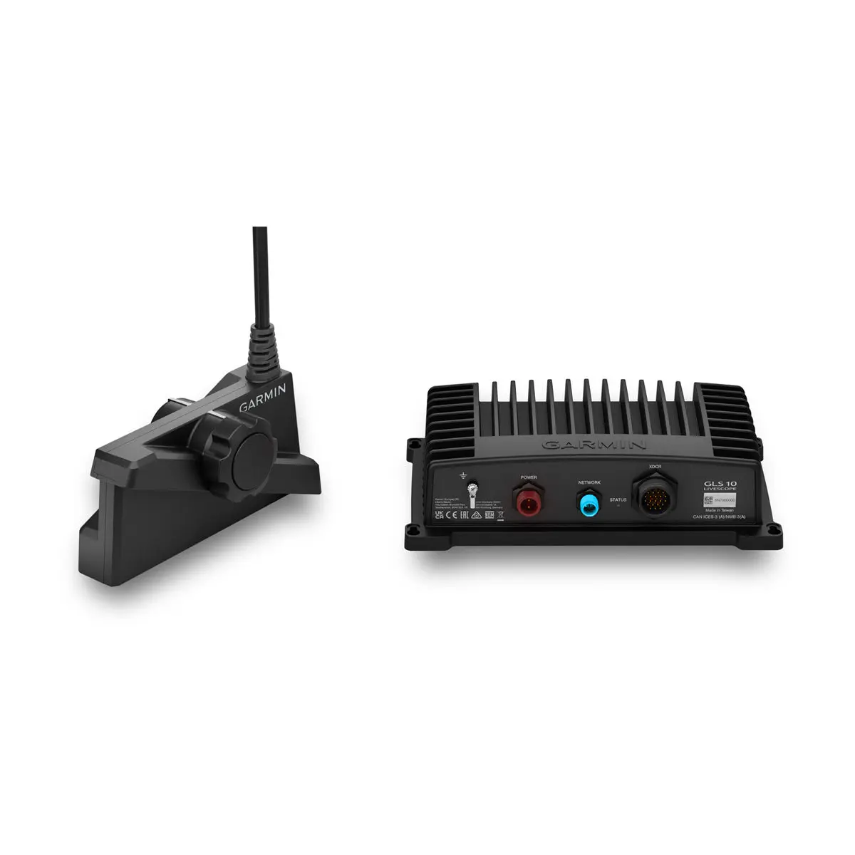 LiveScope™ Plus System mit GLS 10™ Echolot Black Box und LVS34 Geber
