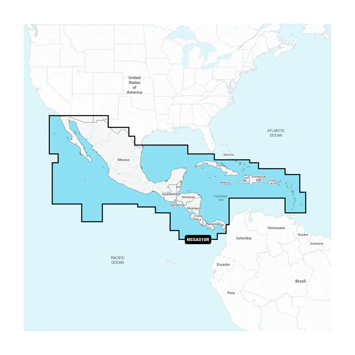 Central America & Caribbean - Inland and Coastal Marine Charts