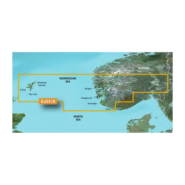 Norway, Lista to Sognefjorden Charts