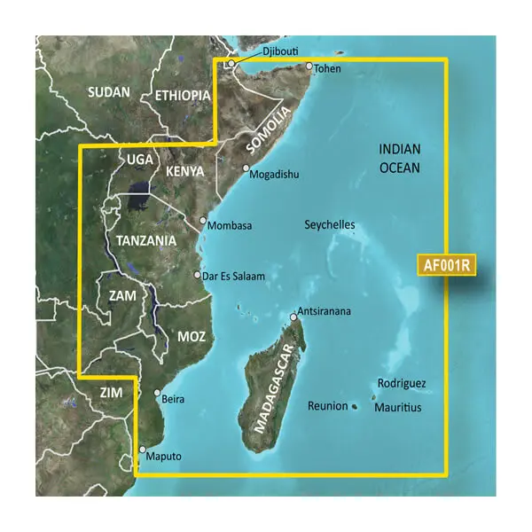 Africa, Eastern Coastal and Inland Charts