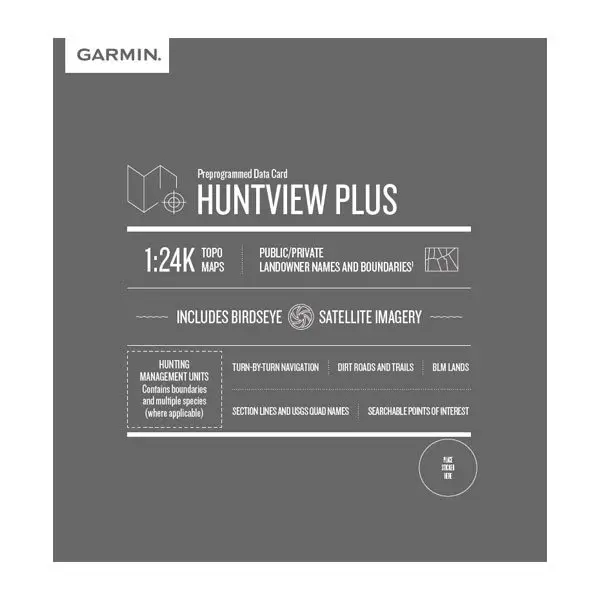 Garmin HuntView™ Plus-Karten