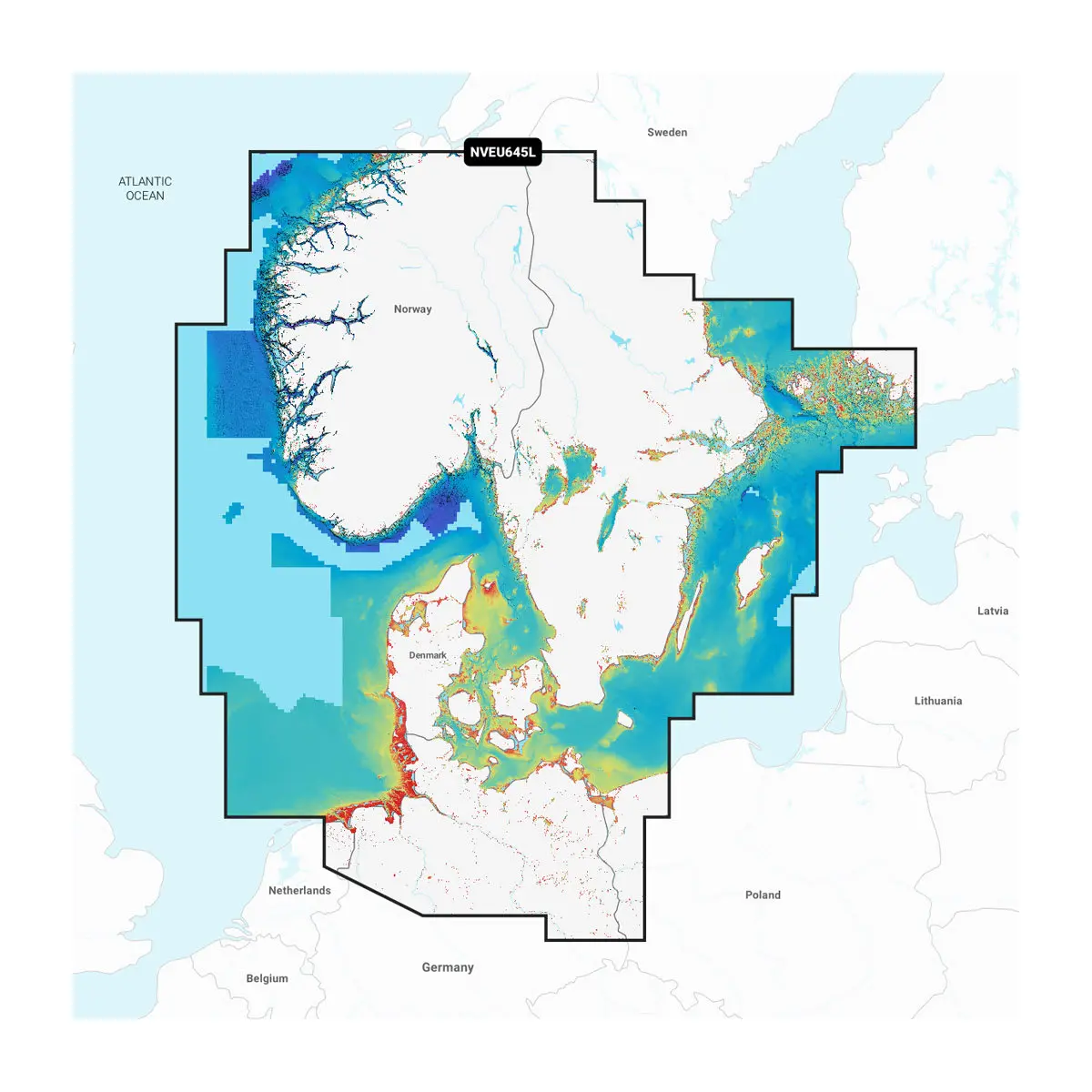 Skandinavien Süd & Deutschland Nord - Seekarten