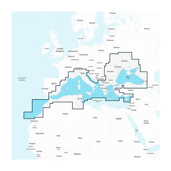 Mittelmeer & Schwarzes Meer – Seekarten