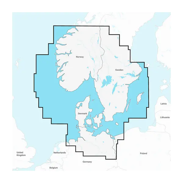 Skandinavien Süd & Deutschland Nord – Seekarten