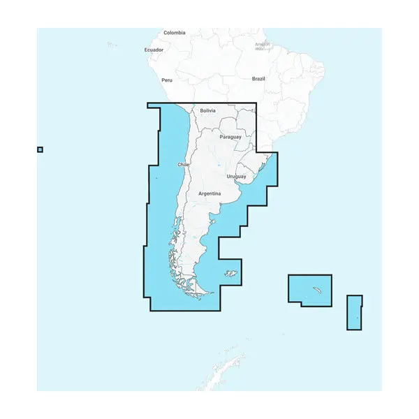 Chile, Argentina & Easter Isl. – Seekarten