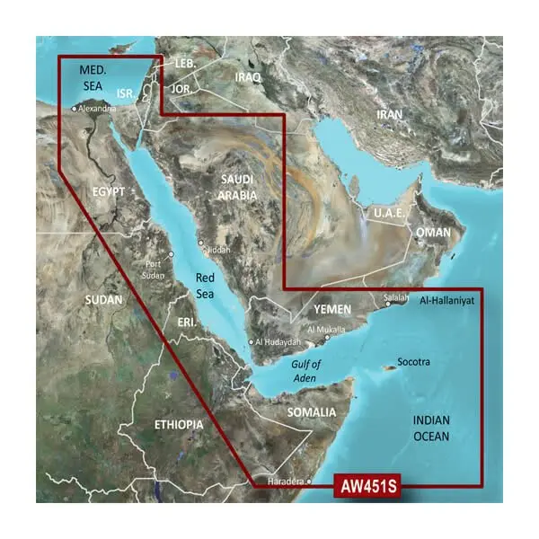 Red Sea Coastal Charts