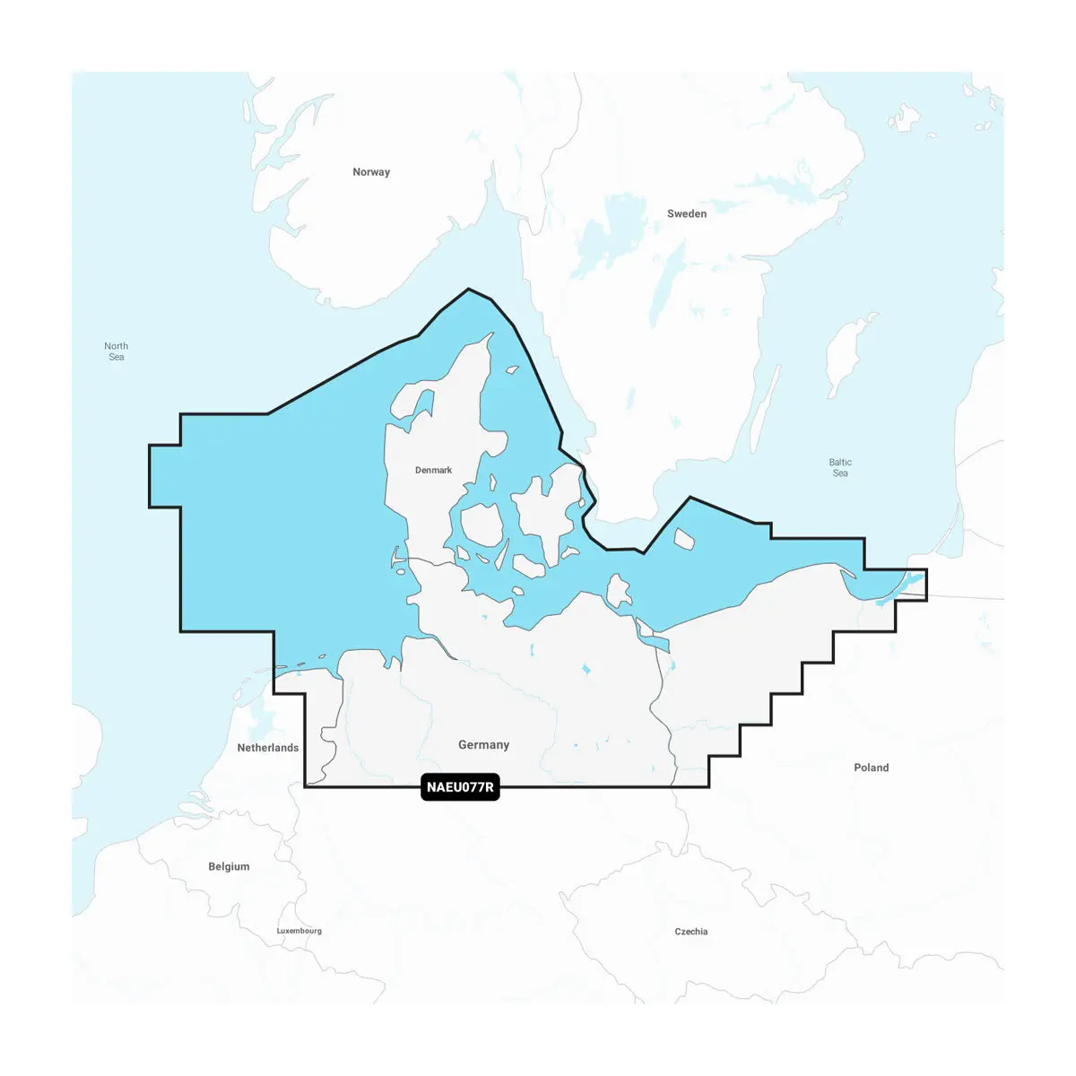 Dänemark, Deutschland und die Küste Polens - Seekarten