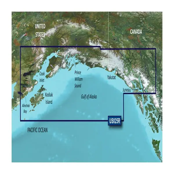 U.S., Alaska, Anchorage to Juneau Coastal Charts
