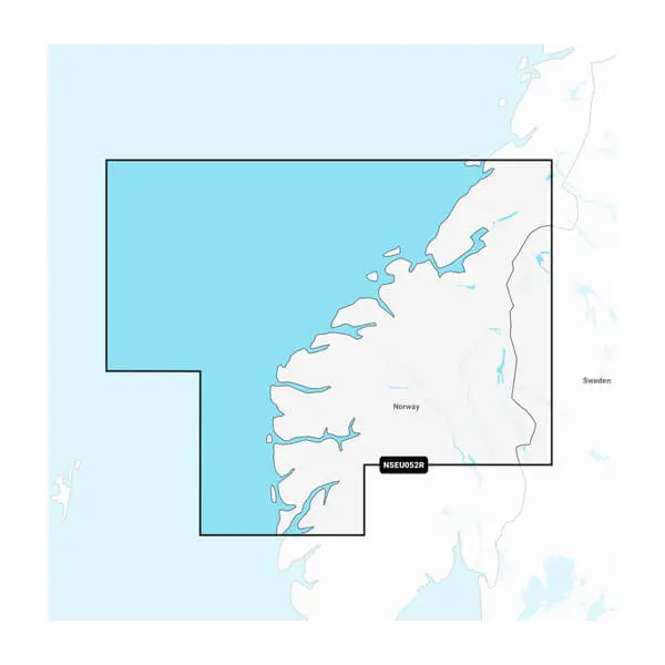Norwegen, Sognefjord bis Svefjorden – Seekarten